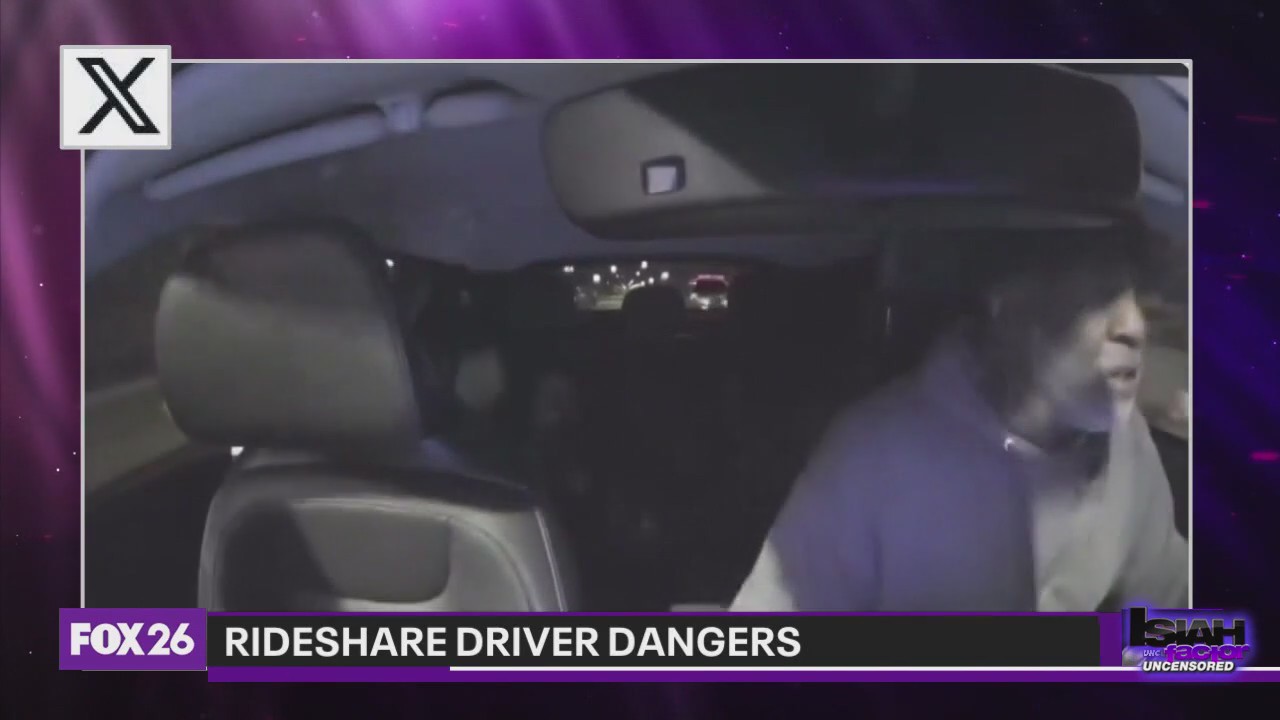 VIDEO: Rideshare driver narrowly avoids being shot