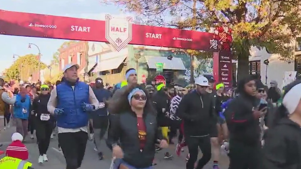 Invesco half marathon underway in Atlanta