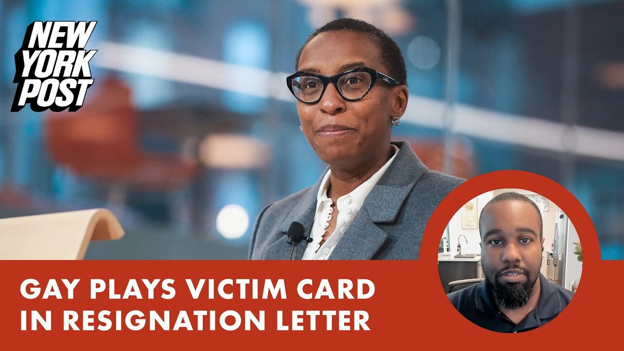 Claudine Gay plays the victim