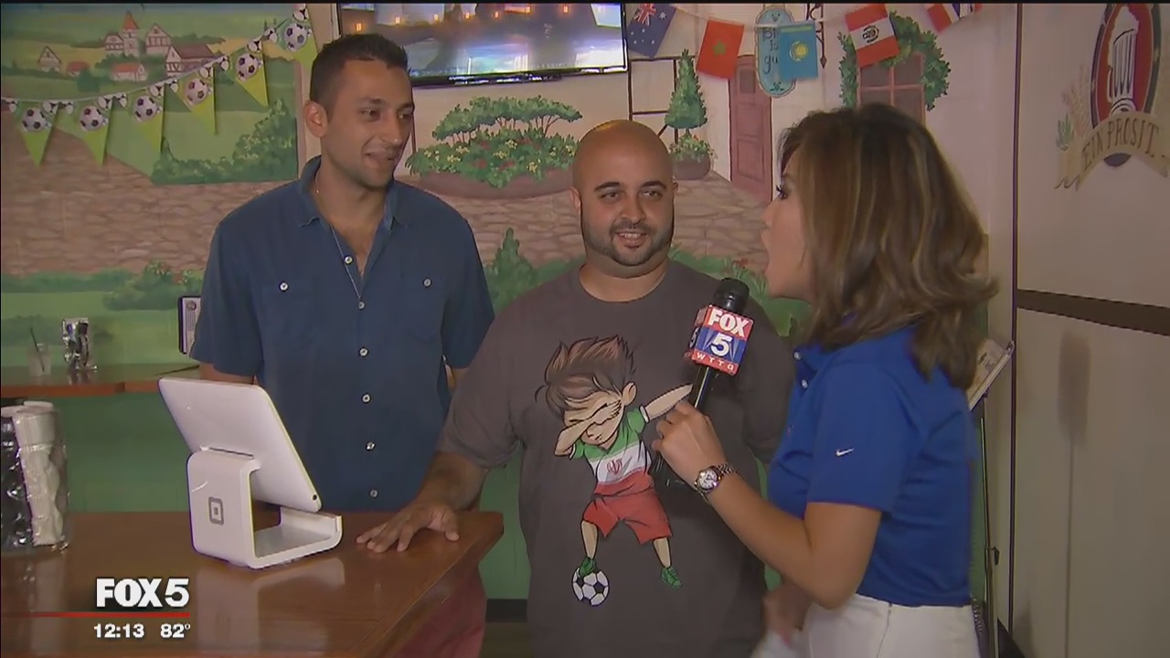 Tysons Biergarten is ready for the Iran-Portugal FIFA World Cup Game