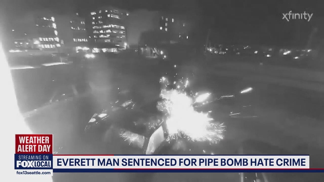 Everett man sentenced to five years for pipe bomb attack