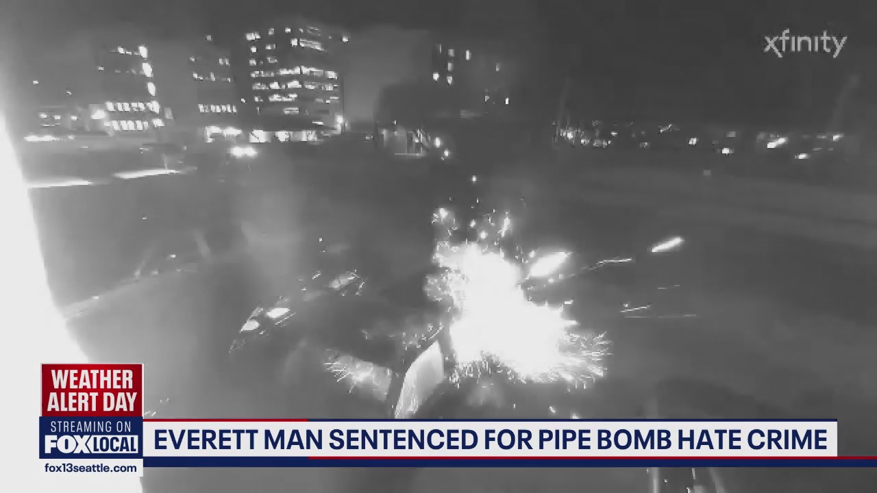 Everett man sentenced to five years for pipe bomb attack