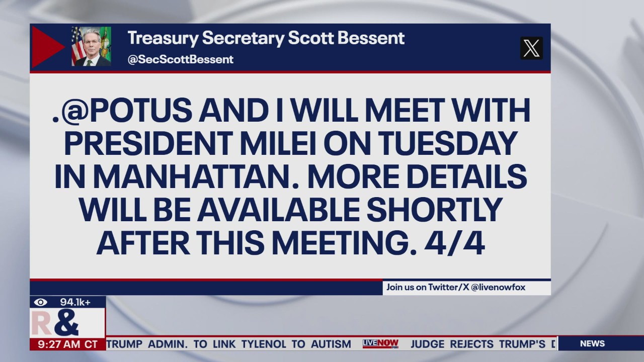 President Trump to meet with Argentine President