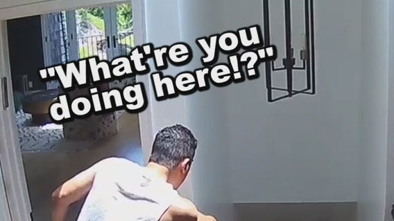 Naked intruder caught on camera breaking into Bel Air home, killed pet birds