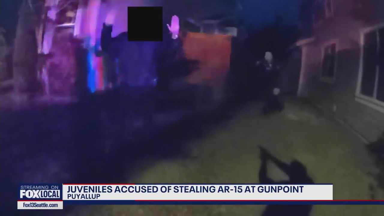 Juveniles accused of stealing AR15 at gunpoint in Puyallup