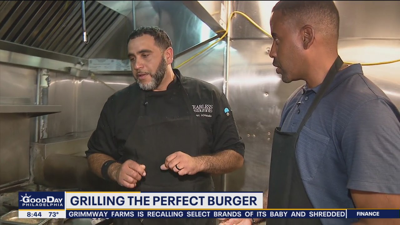 Grilling the perfect burger