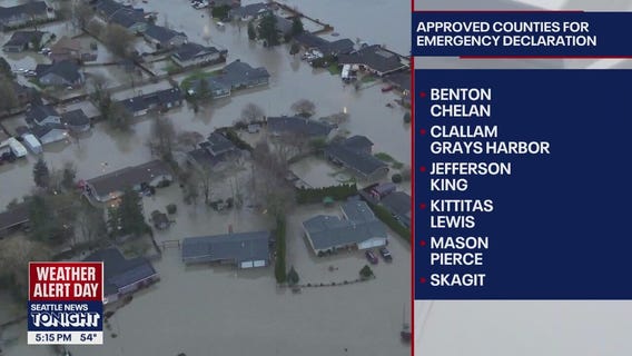 White House approves emergency declaration as Washington faces widespread flood damage