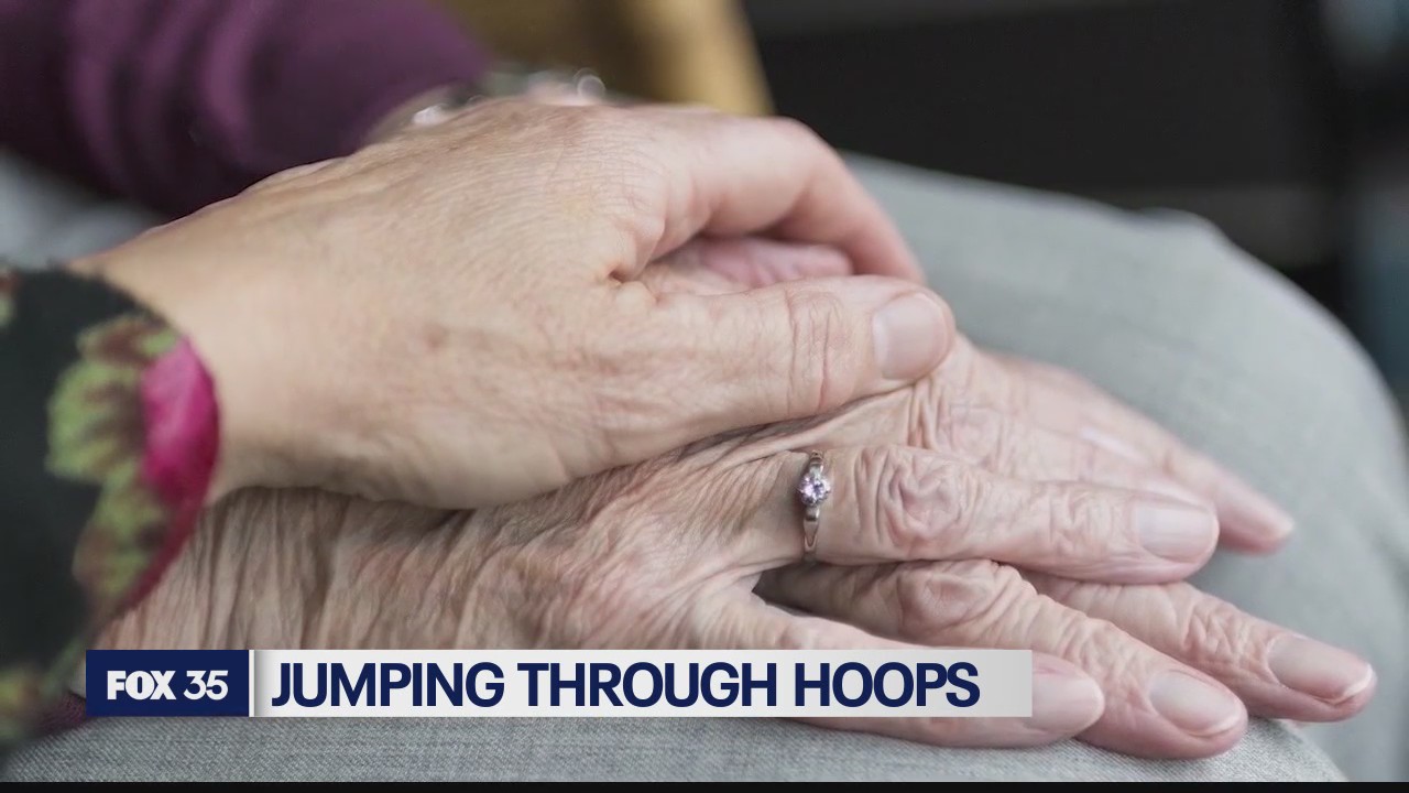 Loved ones trying to visit nursing homes.