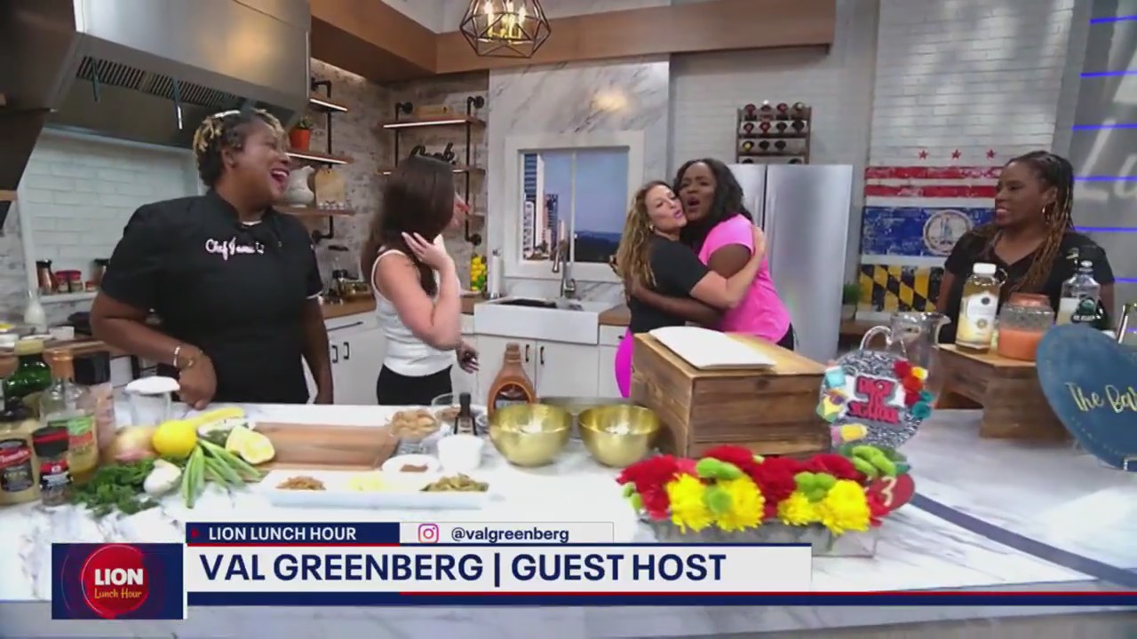 Val Greenberg, Chef Jamie G on LION Lunch Hour