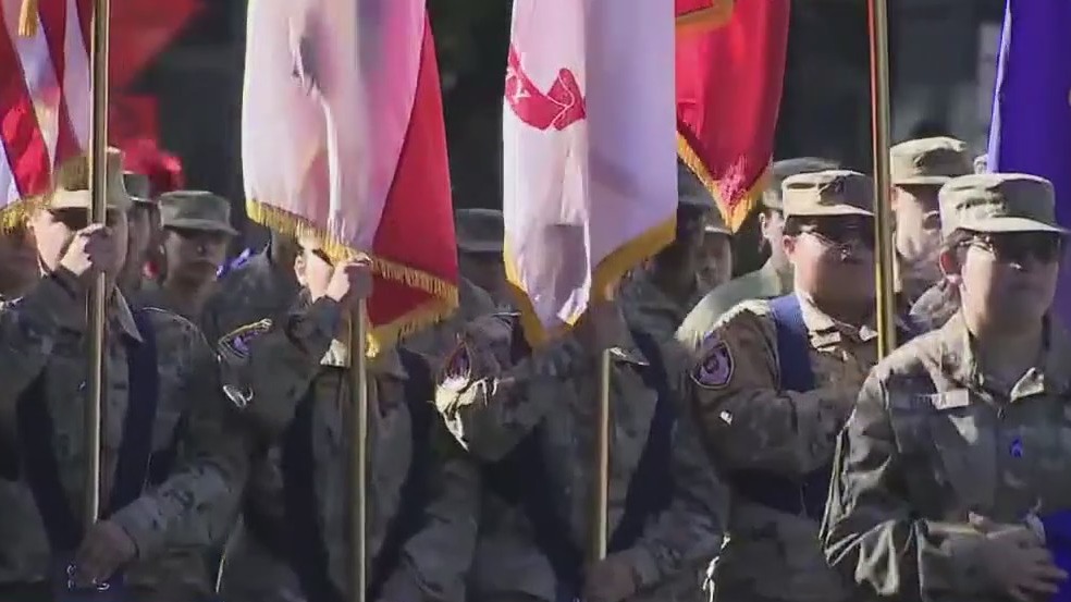 Veterans Day Parade in Austin