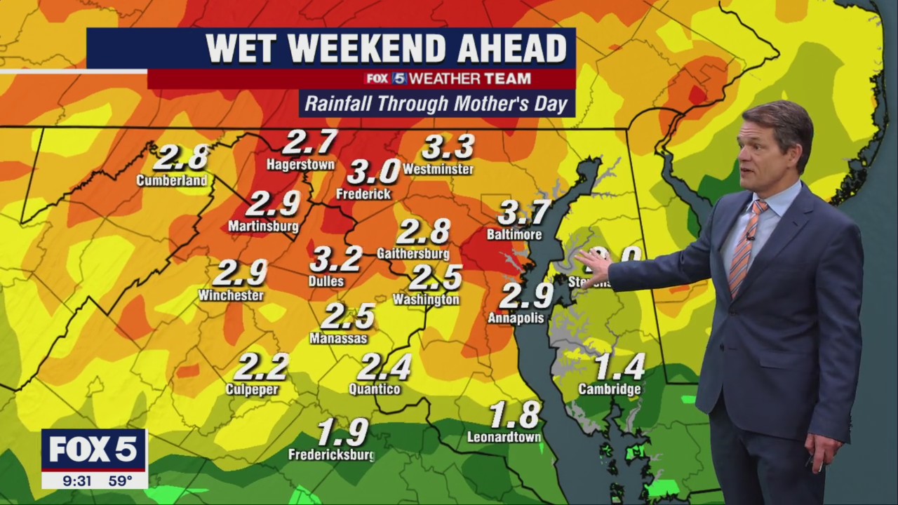 FOX 5 Weather forecast for Friday, May 6 | FOX 5 DC