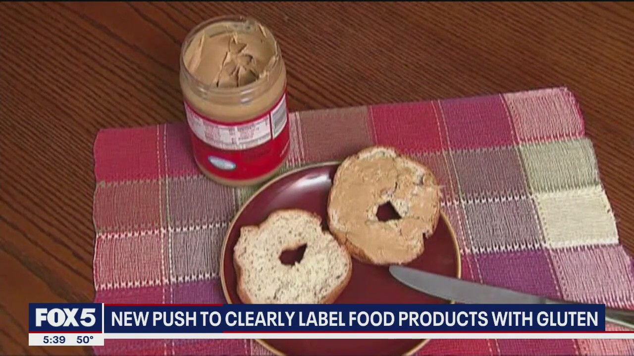 New push to clearly label food products with gluten