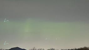 Northern lights seen in New Berlin Thursday night