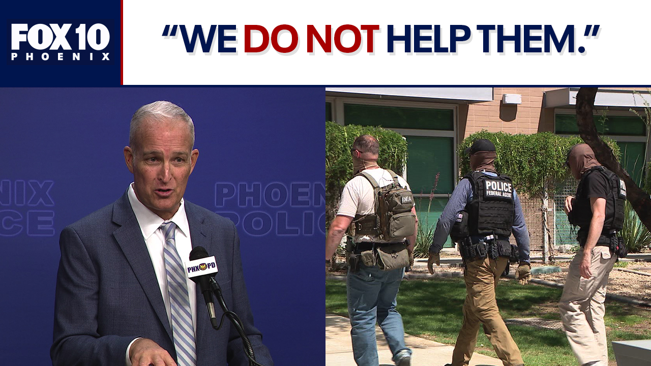 New Phoenix PD Chief addresses immigration raids