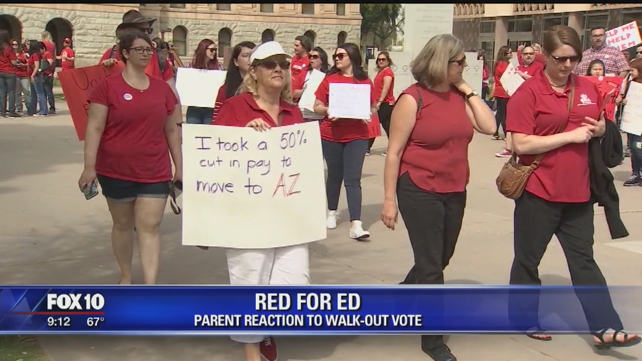 Arizona teachers vote for 1st statewide strike