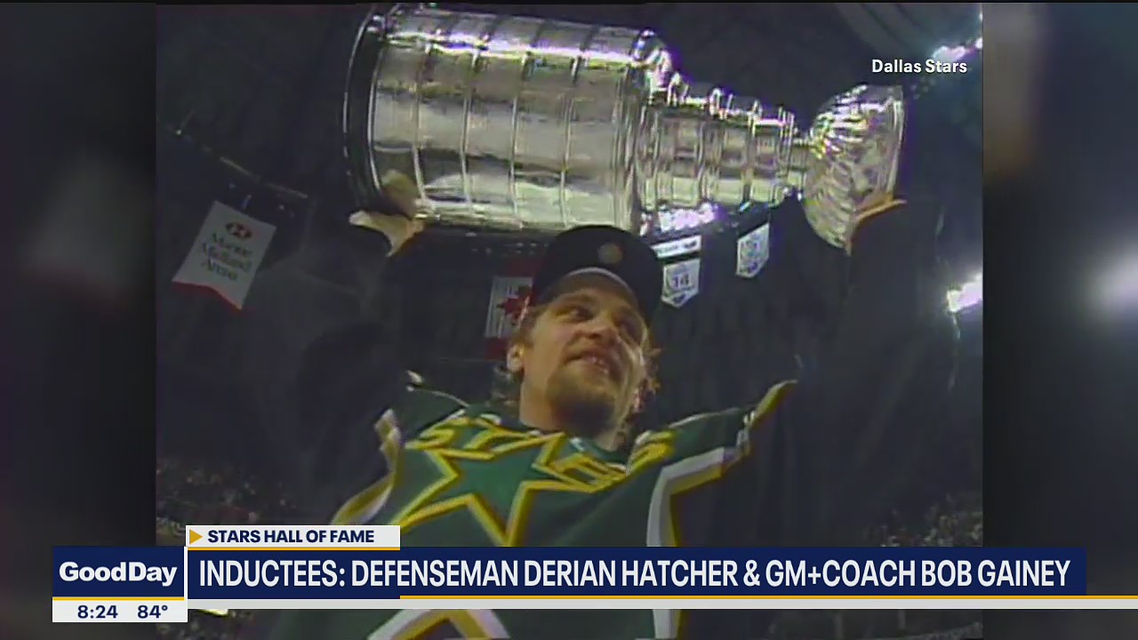 Derian Hatcher, Coach Bob Gainey inducted into Stars Hall of Fame