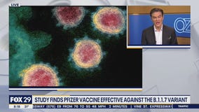 Study finds Pfizer vaccine is effective against the newest variant of the coronavirus