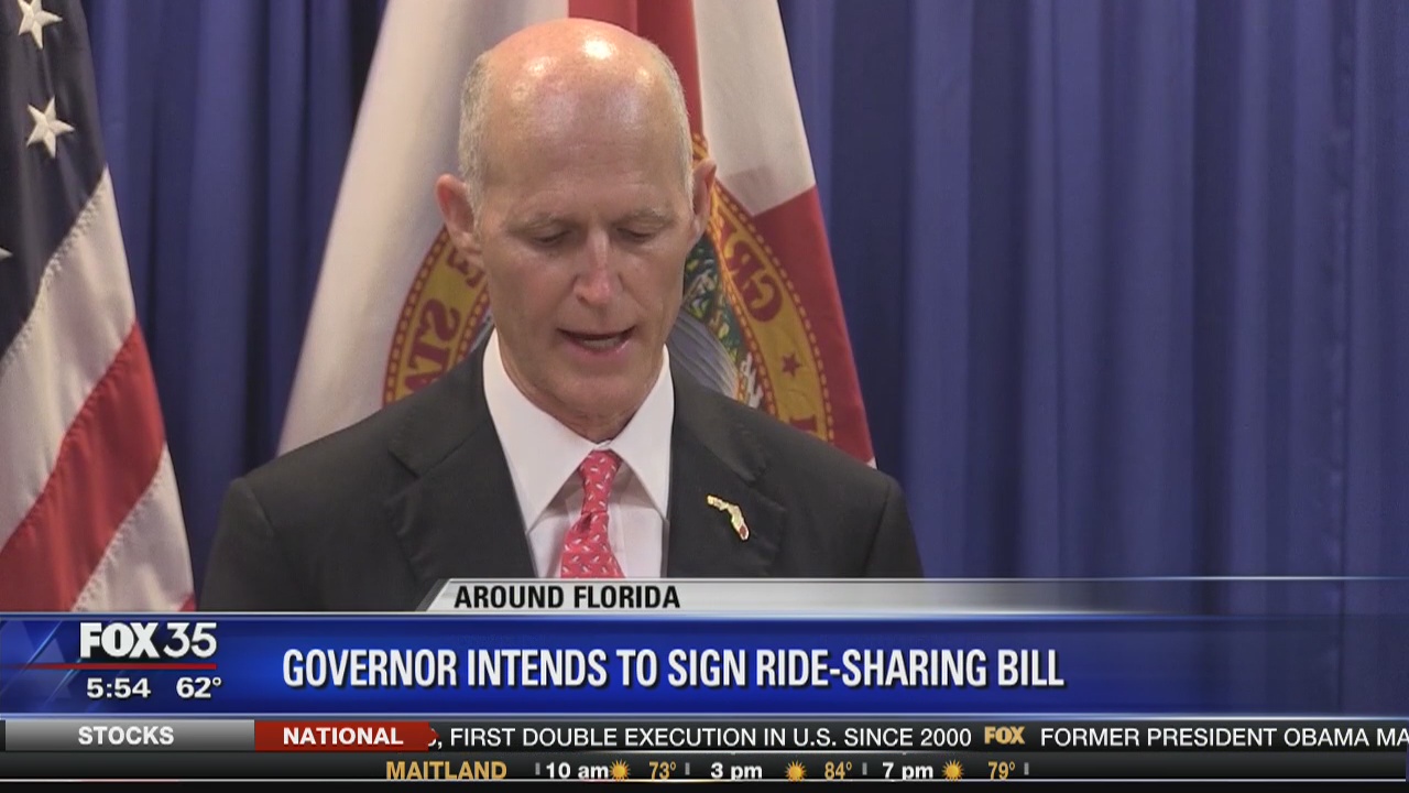 Governor intends to sign ride-sharing bill