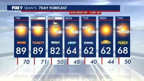 MN weather: Record heat coming Friday?