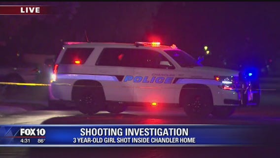 Chandler police investigating shooting of 3-year-old girl