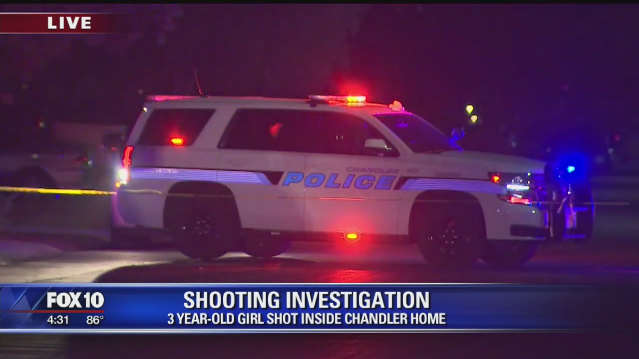 Chandler police investigating shooting of 3-year-old girl