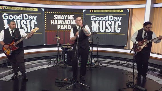 The Shayne Hammond Band performs at FOX 7 studios