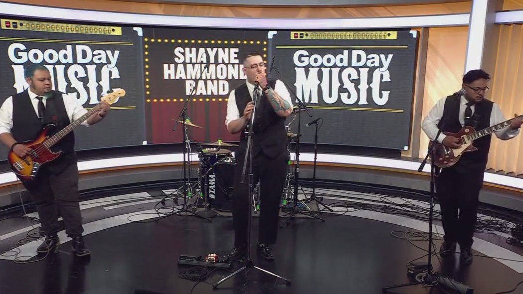 The Shayne Hammond Band performs at FOX 7 studios
