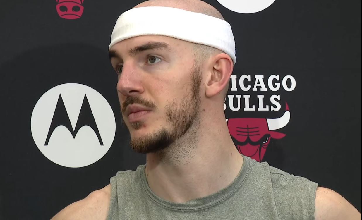 Bulls guard Alex Caruso previews Wednesday's Play-In game vs. Atlanta