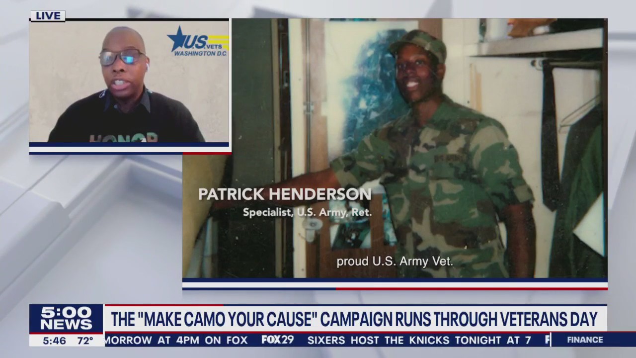 Helping U.S. veterans after they serve is the goal of Make Camo Your Cause