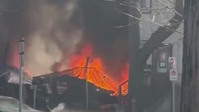 Mpls homeless encampment erupts into flames