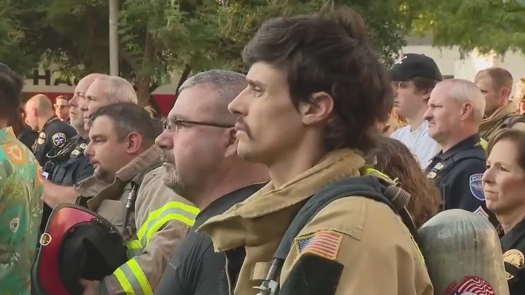 Dallas 9/11 memorial stair climb