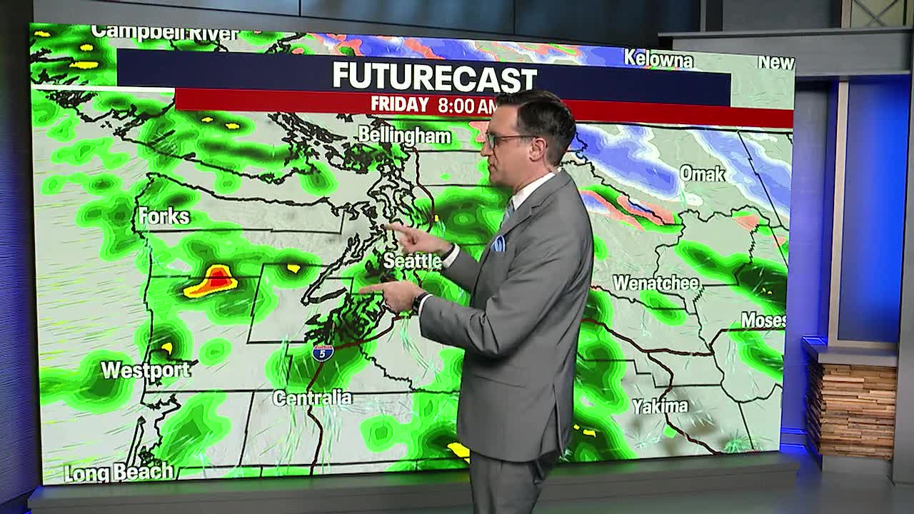 Seattle weather: Wet start to Thursday