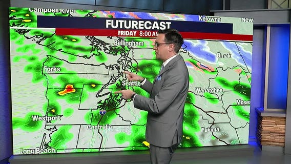 Seattle weather: Wet start to Thursday
