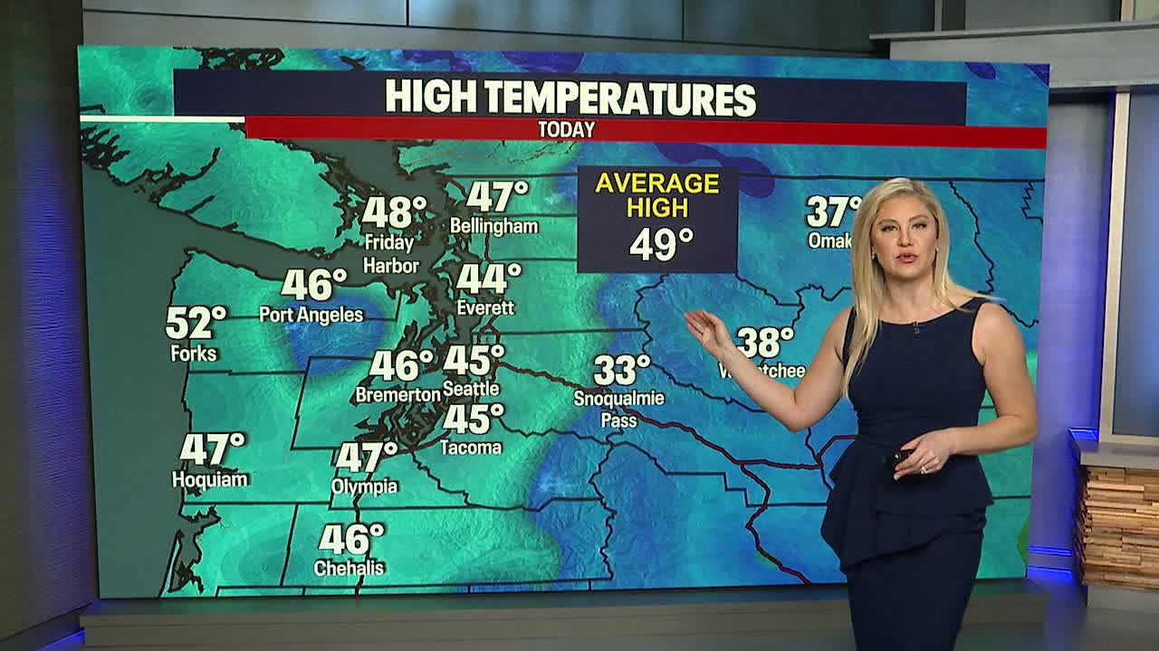 Seattle weather: Scattered showers in the forecast