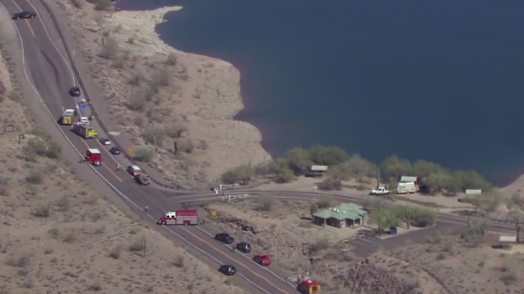 Kids fall from pick-up truck at Lake Pleasant