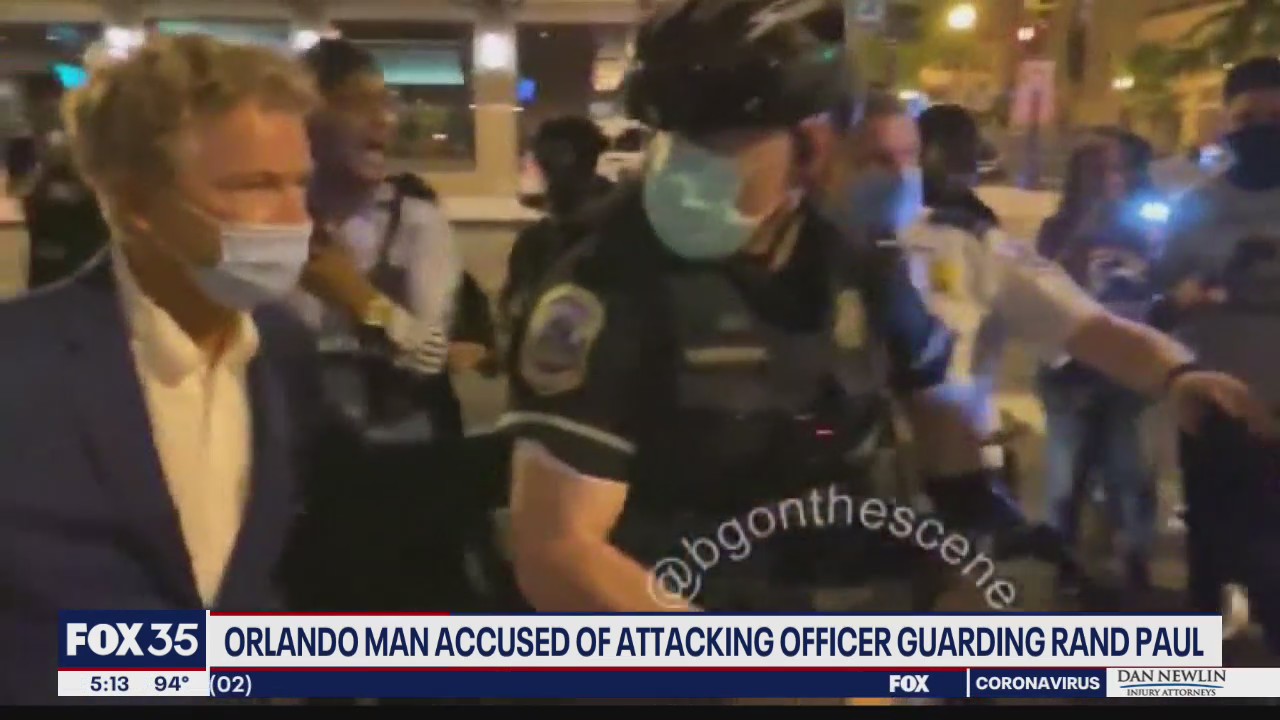 Orlando man accused of attacking officer guarding Sen. Rand Paul