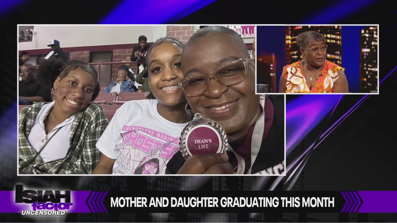 Mother and her adopted daughter to both graduate this Month