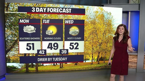Seattle weather: Light rain returns Monday