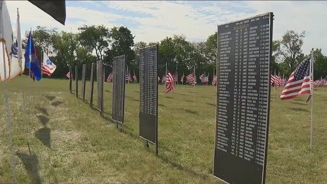 'Field of the Fallen' in Cary honors fallen service members during Memorial Day weekend