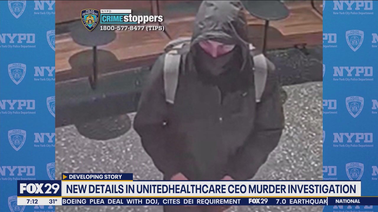 New details in manhunt for suspect in UnitedHealthCare CEO's murder ...