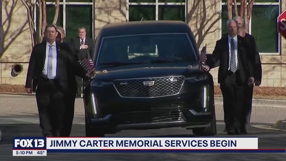 Week of President Jimmy Carter memorial services starts in GA