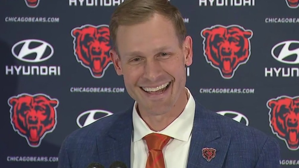 New Bears head coach Ben Johnson fields questions after introduction