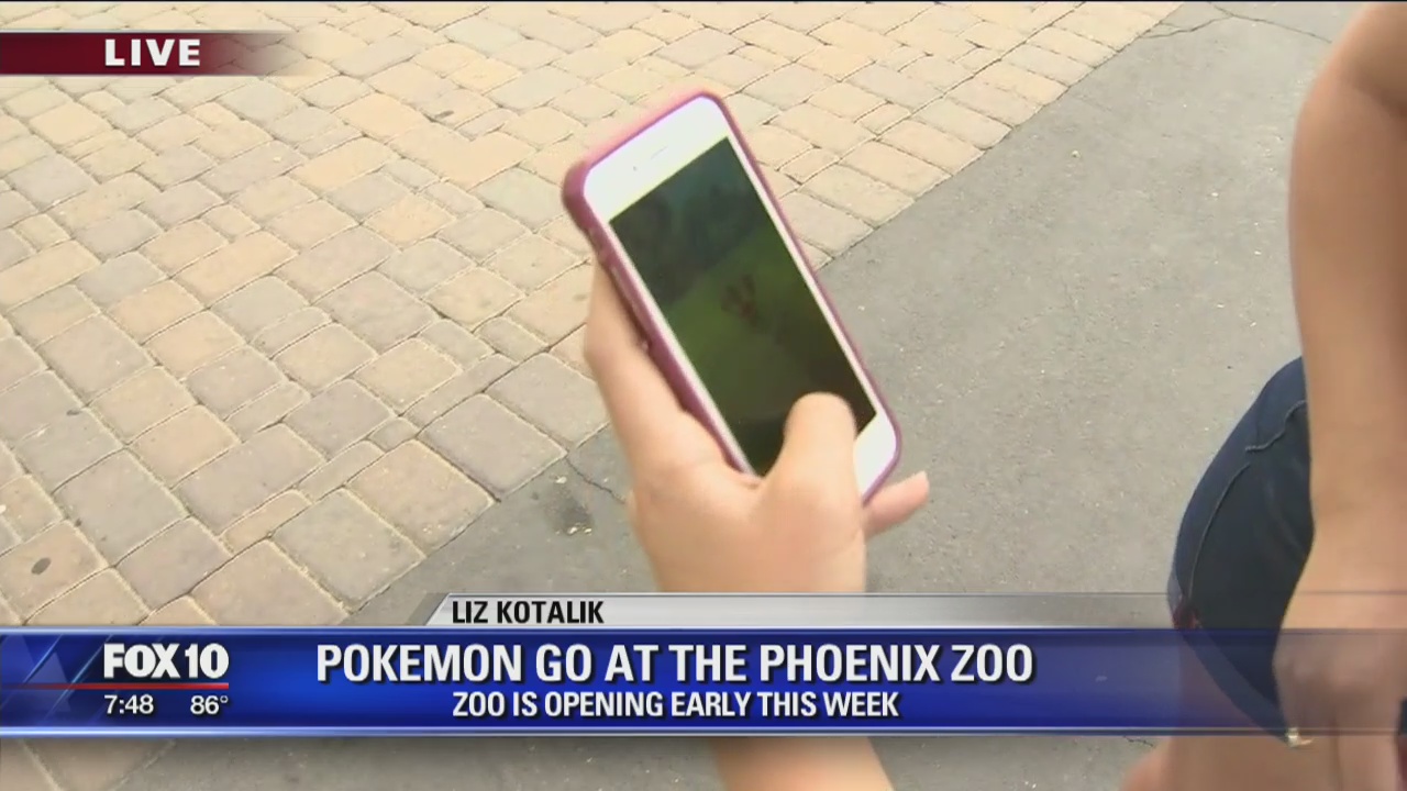 Phoenix Zoo opens early for Pokemon GO players