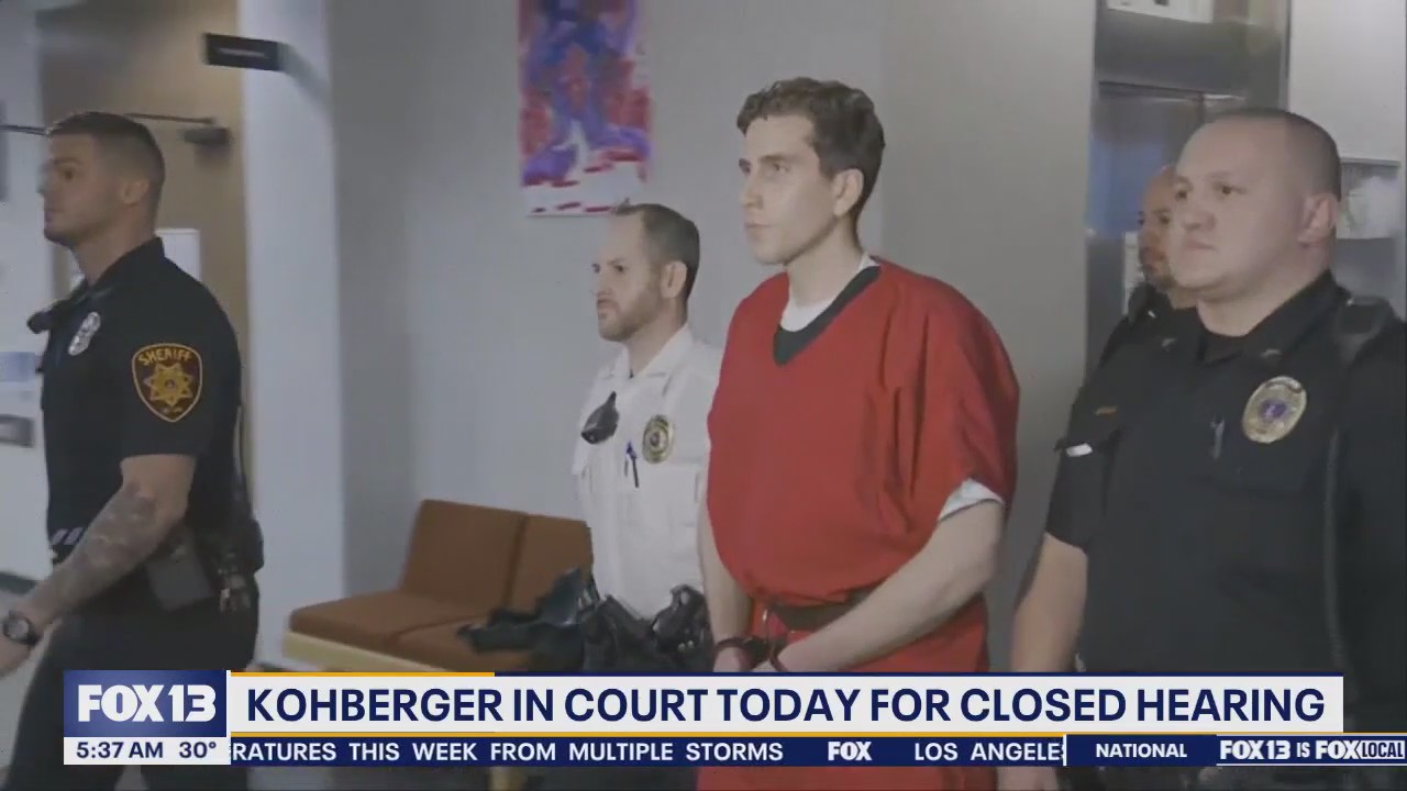 Bryan Kohberger in court for closed hearing
