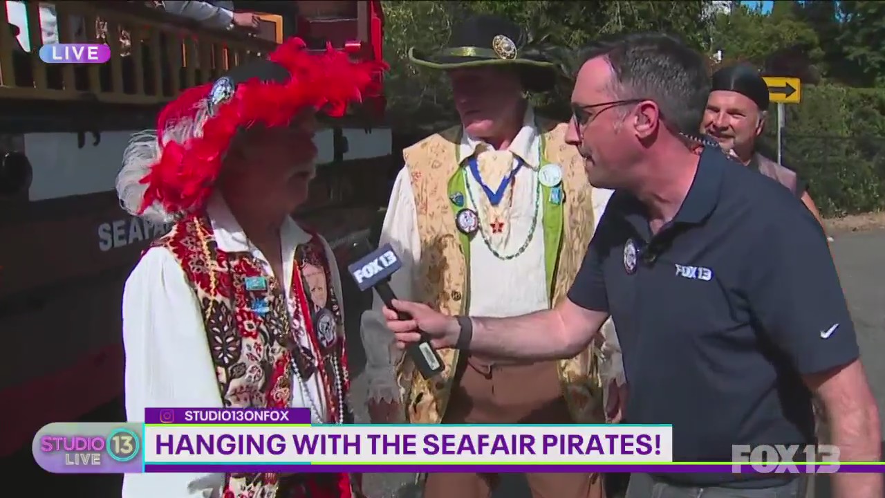 Hanging out with the Seafair Pirates