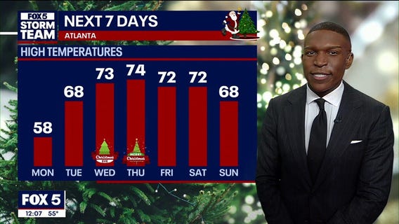 Monday midday weather forecast