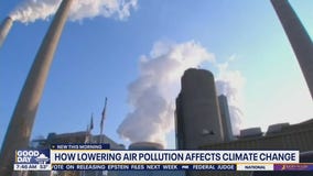 How lowering air pollution affects climate change