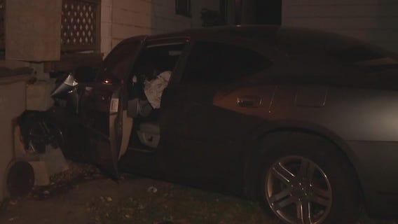 Driver crashes into home near 19th and Grant, flees scene