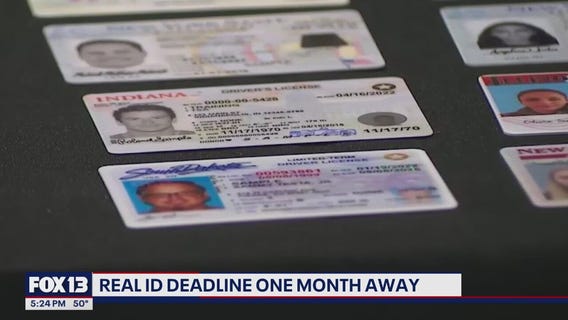 REAL ID deadline 1 month away