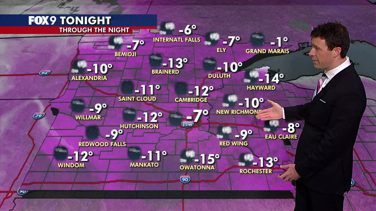MN weather: Brighter and colder Wednesday